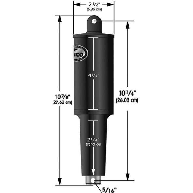 Lenco 12V 1-1/4" Stroke 5 Lobe Actuator - 5/16" - 3/8" [15122-001] - Rough Seas Marine