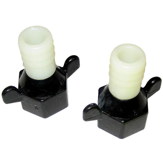 Shurflo by Pentair Straight Fitting Port Adapter - 1/2"-14 NPT(F) x 3/4"Barb [94-181-03] - Rough Seas Marine