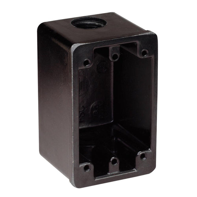 Marinco FS Box Black f/15A, 20A, 30A Receptacles [6080] - Rough Seas Marine