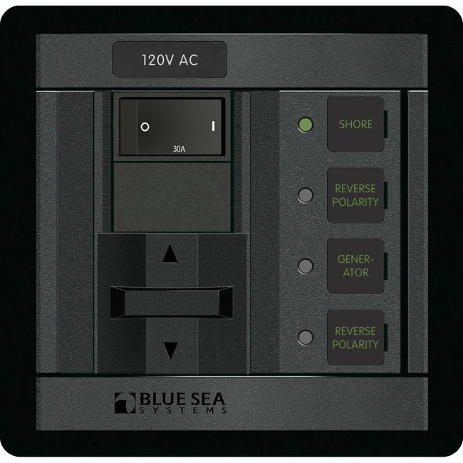 Blue Sea 1208 120V AC 2 Sources - 30A [1208] - Rough Seas Marine