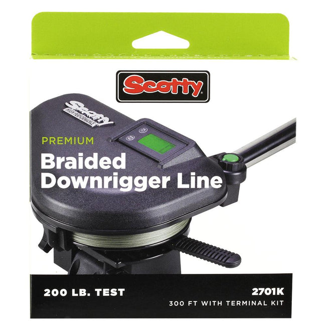 Scotty Premium Power Braid Downrigger Line - 200ft of 200lb Test [2700K] - Rough Seas Marine