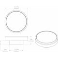Lumitec Halo Flush Mount Down Light Spectrum RGBW - White Housing [112827] - Rough Seas Marine