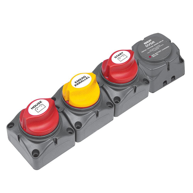 BEP Horizontal Battery Distribution Cluster f/Single Engine w/Two       Battery Banks [716-H-140A-DVSR] - Rough Seas Marine