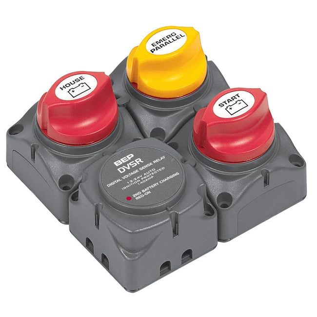 BEP Square Battery Distribution Cluster f/Single Engine w/Two Battery   Banks [716-SQ-140A-DVSR] - Rough Seas Marine