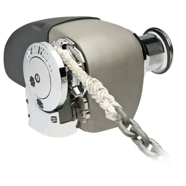 Maxwell HRC 10-8 Rope Chain Horizontal Windlass 5/16" Chain, 5/8" Rope 12V, with Capstan [HRC10812V] - Rough Seas Marine