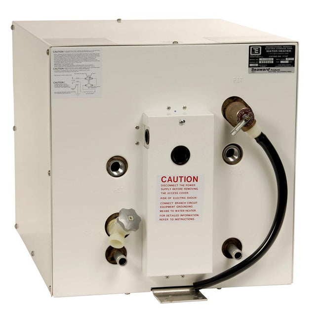 Whale Seaward 11 Gallon Hot Water Heater w/Front Heat Exchanger - White Epoxy - 120V - 1500W [F1100W] - Rough Seas Marine