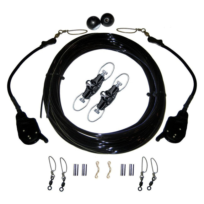 Rupp Single Rigging Kit W/Lok-Ups & Nok-Outs - 160' Black Mono [CA-0172-MO] - Rough Seas Marine