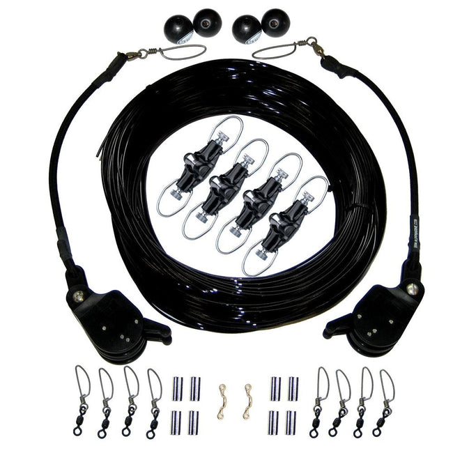 Rupp Double Rigging Kit w/Lok-Ups & Nok-Outs - 260' Black Mono [CA-0175-MO] - Rough Seas Marine