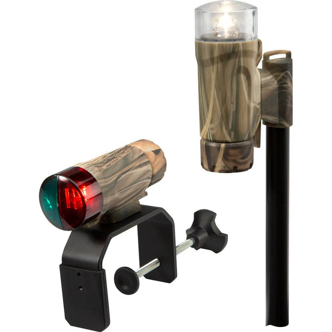 Attwood Clamp-On Portable LED Light Kit - RealTree Max-4 Camo [14191-7] - Rough Seas Marine