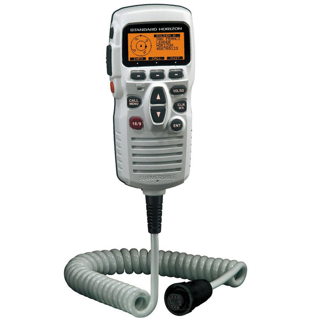 Standard Horizon RAM3+ Remote Station Microphone - White [CMP31W] - Rough Seas Marine