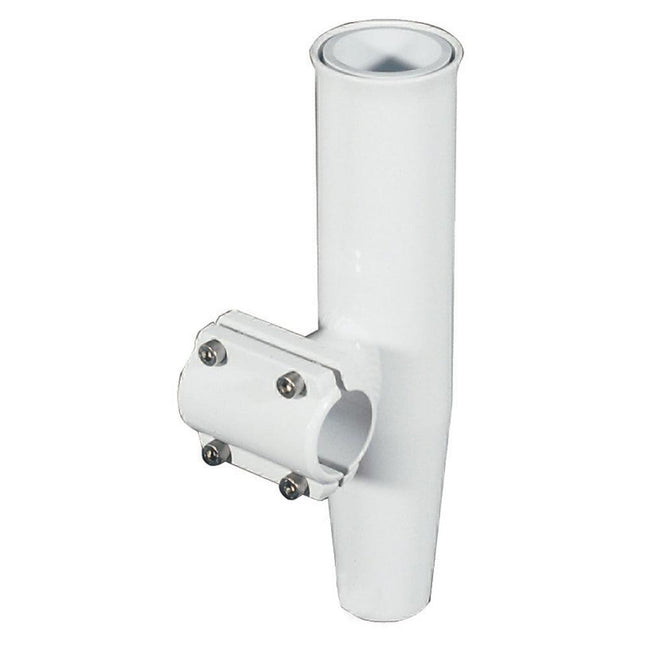 Lee's Clamp-On Rod Holder - White Aluminum - Horizontal Mount - Fits 1.050" O.D. Pipe [RA5201WH] - Rough Seas Marine