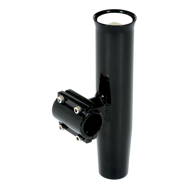 Lee's Clamp-On Rod Holder - Black Aluminum - Horizontal Mount - Fits 1.315" O.D. Pipe [RA5202BK] - Rough Seas Marine