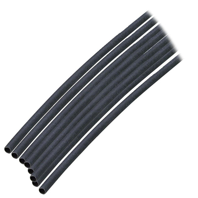 Ancor Adhesive Lined Heat Shrink Tubing (ALT) - 1/8" x 12" - 10-Pack - Black [301124] - Rough Seas Marine