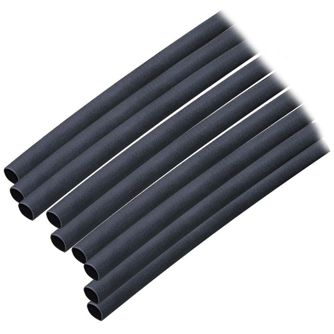 Ancor Adhesive Lined Heat Shrink Tubing (ALT) - 3/16" x 6" - 10-Pack - Black [302106] - Rough Seas Marine