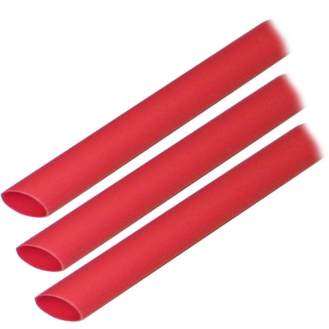 Ancor Adhesive Lined Heat Shrink Tubing (ALT) - 3/8" x 3" - 3-Pack - Red [304603] - Rough Seas Marine
