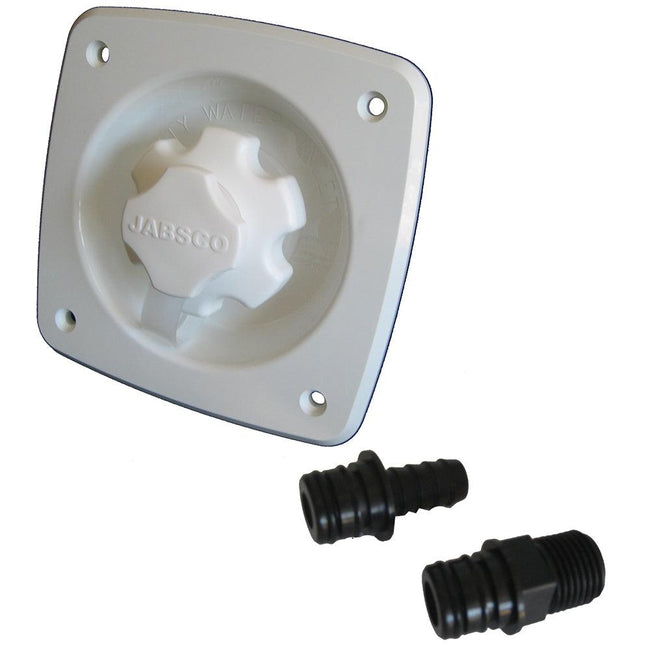 Jabsco Water Pressure Regulator - Flush Mount - White [44412-1045] - Rough Seas Marine