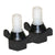 Shurflo by Pentair 1/2" Barb x 1/2" NPT-F Hex/Wingnut Straight Fitting (Pair) [94-181-04] - Rough Seas Marine