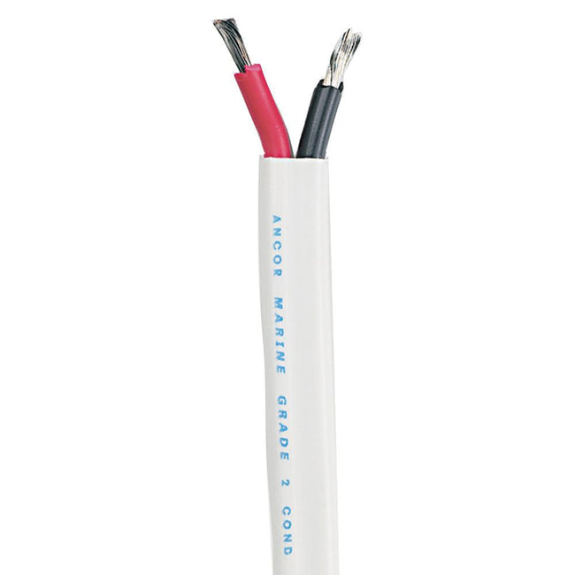 Ancor Standard Duplex Cable - Flat 16/2 AWG - 2 x 1mm Red/Black - 1,000' [121799] - Rough Seas Marine