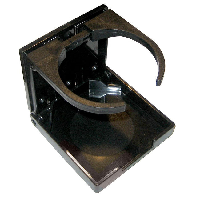 Whitecap Folding Drink Holder - Black Nylon [S-5085P] - Rough Seas Marine
