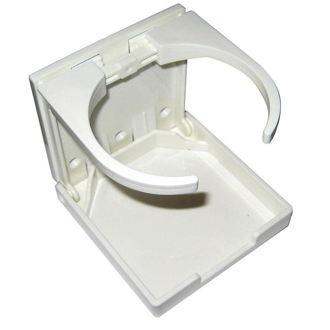 Whitecap Folding Drink Holder - White Nylon [S-5086P] - Rough Seas Marine