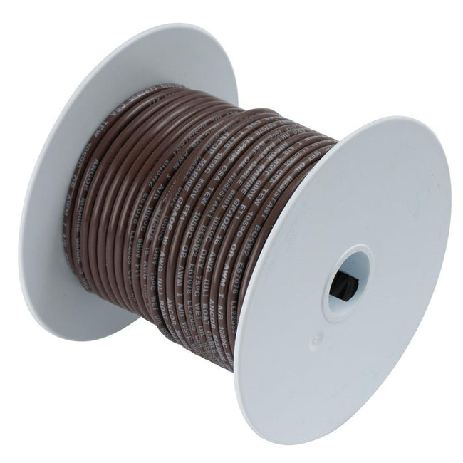 Ancor Brown 14 AWG Tinned Copper Wire - 15' [184203] - Rough Seas Marine