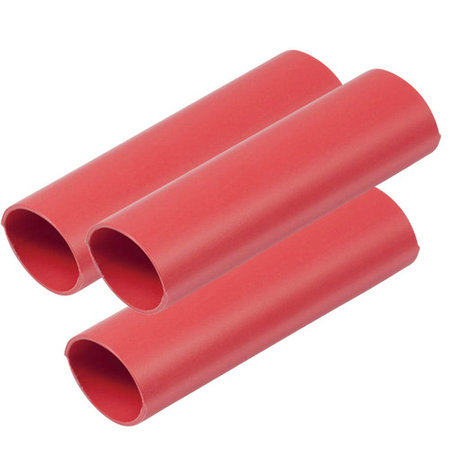 Ancor Heavy Wall Heat Shrink Tubing - 3/4" x 3" - 3-Pack - Red [326603] - Rough Seas Marine