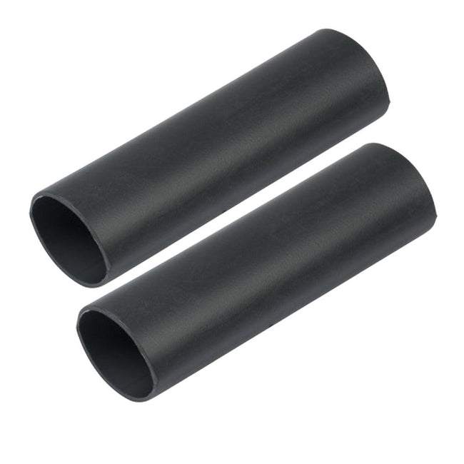 Ancor Heavy Wall Heat Shrink Tubing - 1" x 12" - 2-Pack - Black [327124] - Rough Seas Marine