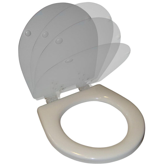 Raritan Slow Close Seat & Cover - White [1238SC] - Rough Seas Marine
