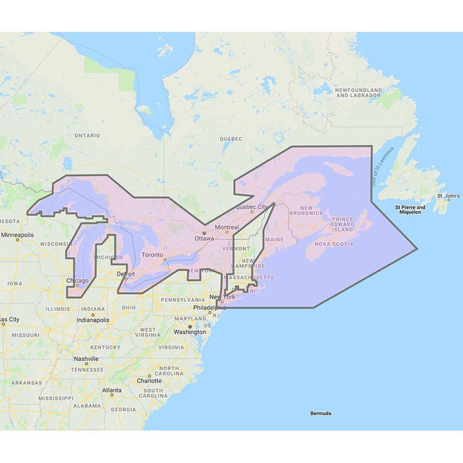 Furuno Great Lakes  Maritimes Vector Charts - 3D Data  Standard Resolution Satellite Photos - Unlock Code [MM3-VNA-026] - Rough Seas Marine