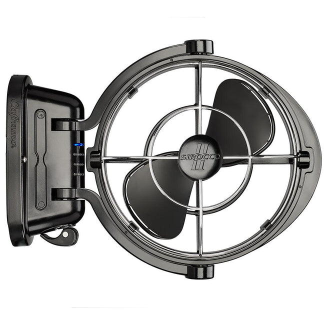 SEEKR by Caframo Sirocco II 3-Speed 7" Gimbal Fan - Black - 12-24V [7010CABBX] - Rough Seas Marine