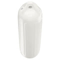 Polyform NF-4 Heavy Duty Twin Eye Fender 6.4" X 21.6" - White [NF-4 WHITE] - Rough Seas Marine