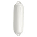 Polyform NF-4 Heavy Duty Twin Eye Fender 6.4" X 21.6" - White [NF-4 WHITE] - Rough Seas Marine
