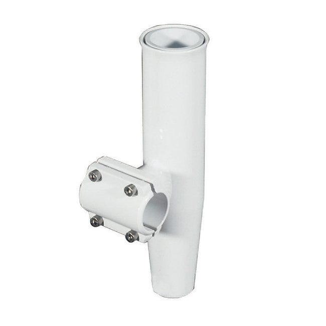 Lee's Clamp-On Rod Holder - White Aluminum - Horizontal Mount - Fits 1.900" O.D. Pipe [RA5204WH] - Rough Seas Marine