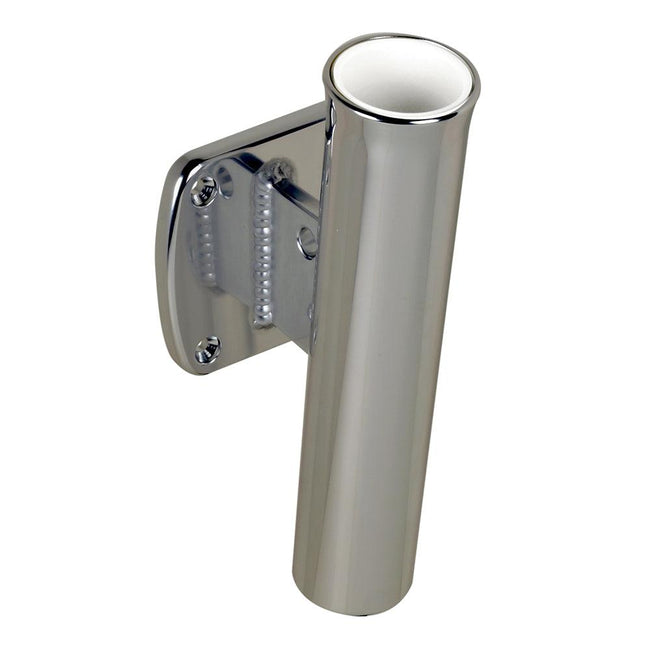 C.E. Smith Single Aluminum 5 Degree Transom Mount Rod Holder [53750] - Rough Seas Marine