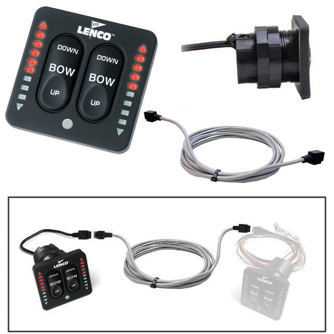 Lenco Flybridge Kit f/ LED Indicator Key Pad f/All-In-One Integrated Tactile Switch - 20' [11841-002] - Rough Seas Marine