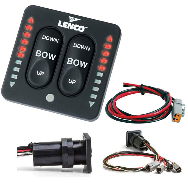 Lenco LED Indicator Integrated Tactile Switch Kit w/Pigtail f/Single Actuator Systems [15170-001] - Rough Seas Marine
