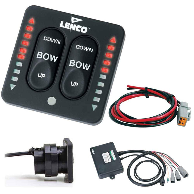 Lenco LED Indicator Two-Piece Tactile Switch Kit w/Pigtail f/Single Actuator Systems [15270-001] - Rough Seas Marine