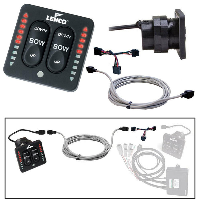 Lenco Flybridge Kit f/LED Indicator Key Pad f/Two-Piece Tactile Switch - 20' [11941-002] - Rough Seas Marine