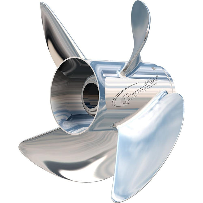 Turning Point Express Mach4 - Left Hand - Stainless Steel Propeller - EX1/EX2-1317-4L - 4-Blade - 13.25" x 17 Pitch [31431740] - Rough Seas Marine