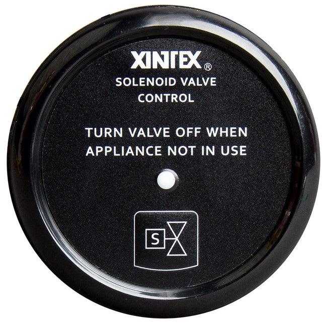 Fireboy-Xintex Propane Control  Solenoid Valve w/Black Bezel Display [C-1B-R] - Rough Seas Marine