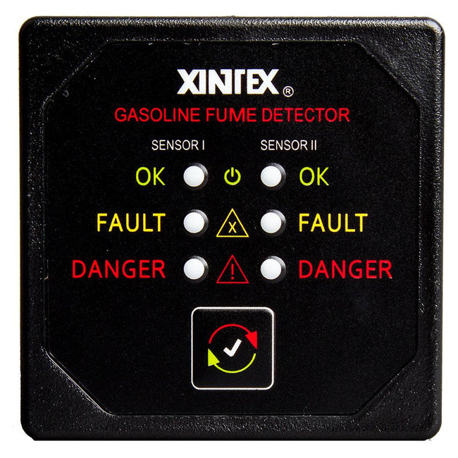 Fireboy-Xintex Gasoline Fume Detector w/Dual Channel - 12/24V [G-2B-R] - Rough Seas Marine