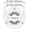 OceanLED Sport S3124s Underwater LED Light - Ultra White/Midnight Blue [012103BW] - Rough Seas Marine