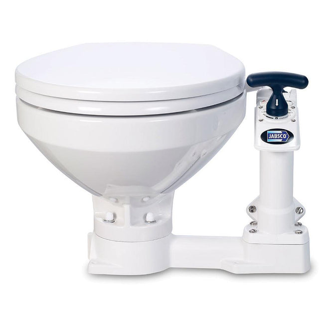 Jabsco Manual Marine Toilet - Regular Bowl w/Soft Close Lid [29120-5100] - Rough Seas Marine
