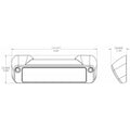 Lumitec Perimeter Light - White Finish - White/Red Dimming [101477] - Rough Seas Marine