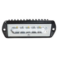 Lumitec Capri2 - Flush Mount LED Flood Light - Black Housing - 2-Color White/Blue Dimming [101186] - Rough Seas Marine