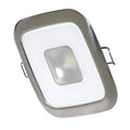 Lumitec Square Mirage Down Light - White Dimming, Red/Blue Non-Dimming - Polished Bezel [116118] - Rough Seas Marine