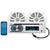 Boss Audio MCK508WB.6 Marine Stereo6.5" Speaker Kit - White [MCK508WB.6] - Rough Seas Marine