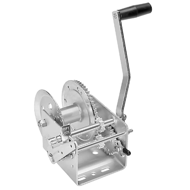 Fulton 2600lb 2-Speed Winch w/Hand Brake [142411] - Rough Seas Marine