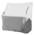Taylor Made Small Swingback Back Boat Seat Cover - Vinyl White [40240] - Rough Seas Marine