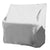 Taylor Made Large Swingback Back Boat Seat Cover - Vinyl White [40245] - Rough Seas Marine